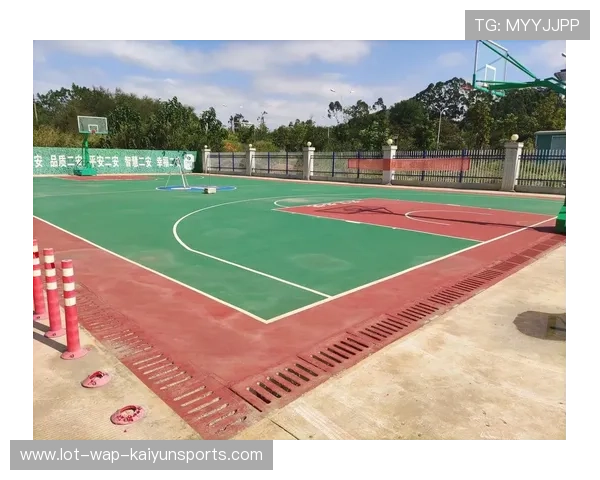 绿色环保篮球场地在全国范围内推广实施，篮球场环氧地坪图片